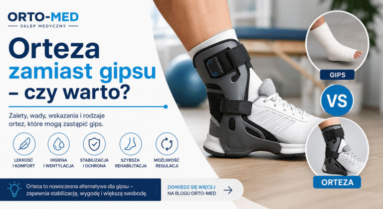 Orteza zamiast gipsu – nowoczesna alternatywa dla tradycyjnego opatrunku. Czy to bezpieczne rozwiązanie?