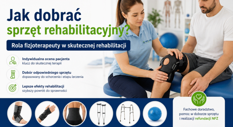 Jak fizjoterapeuta dobiera sprzęt do pacjenta? Indywidualny dobór sprzętu i akcesoriów do rehabilitacji, a jej skuteczność